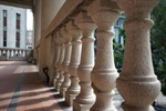 Small pillars on the Verandah
